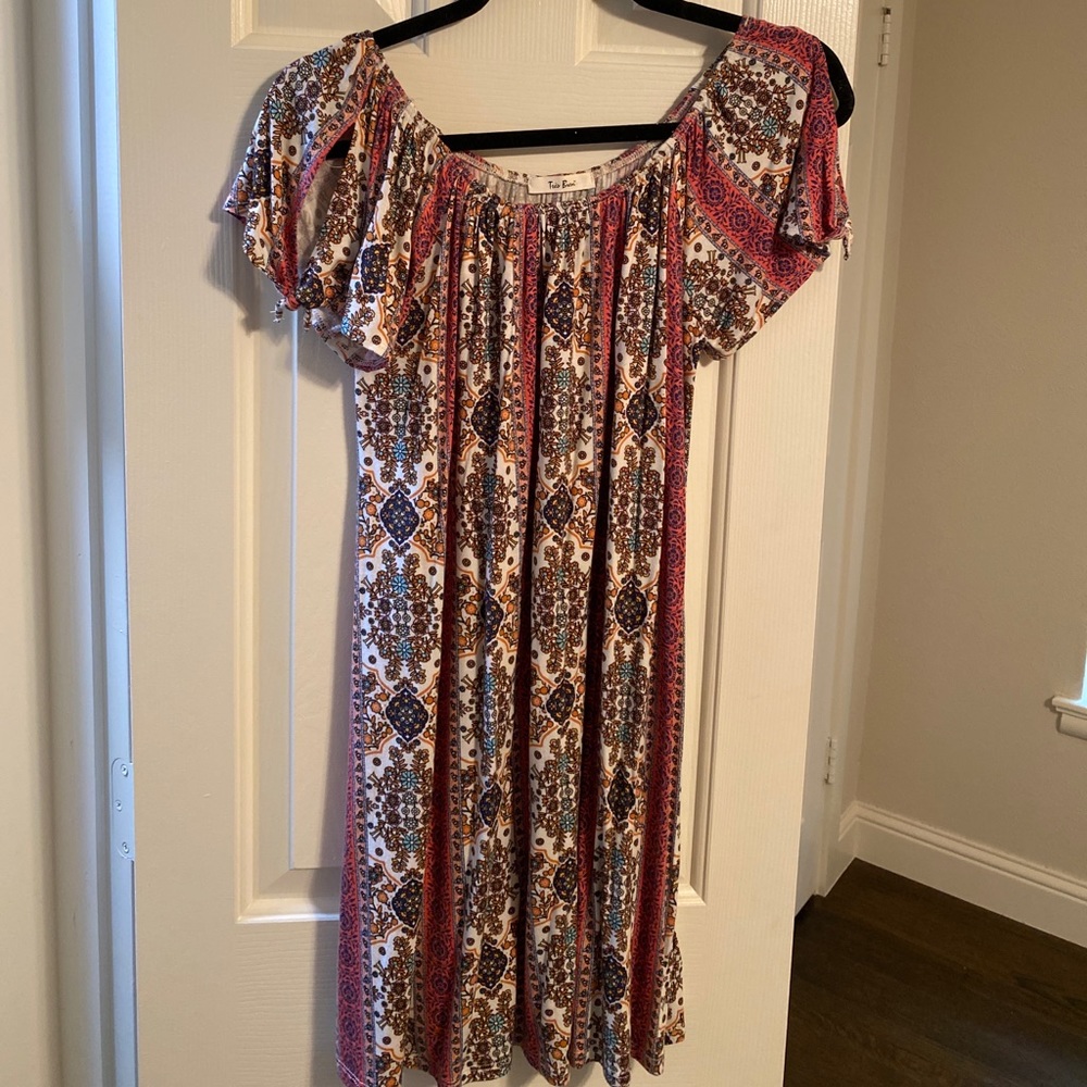 Off the shoulder tshirt dress